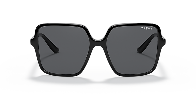 VO5352S Zwart KunststofSunglass Frames van B24, Vooraanzicht