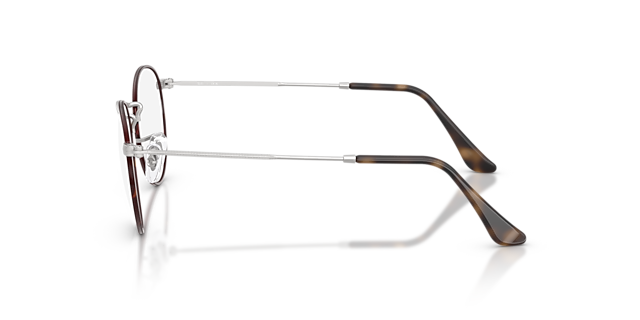 RB3447V Matte Havana On Matte Silver MetallEyeglass Frames von B24, Seitenansicht