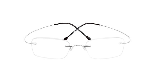 Mackay Zilver TitaanEyeglass Frames van B24, Vooraanzicht