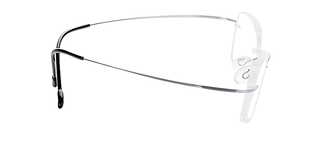 Mackay Zilver TitaanEyeglass Frames van B24, Zijaanzicht