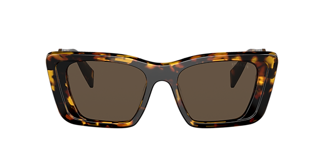 PR 08YS Havana honing AcetaatSunglass Frames van B24, met getinte lenzen