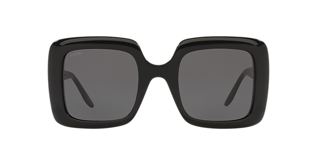 GG0896S Zwart AcetaatSunglass Frames van B24, Vooraanzicht