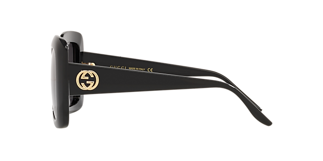 GG0896S Zwart AcetaatSunglass Frames van B24, Zijaanzicht