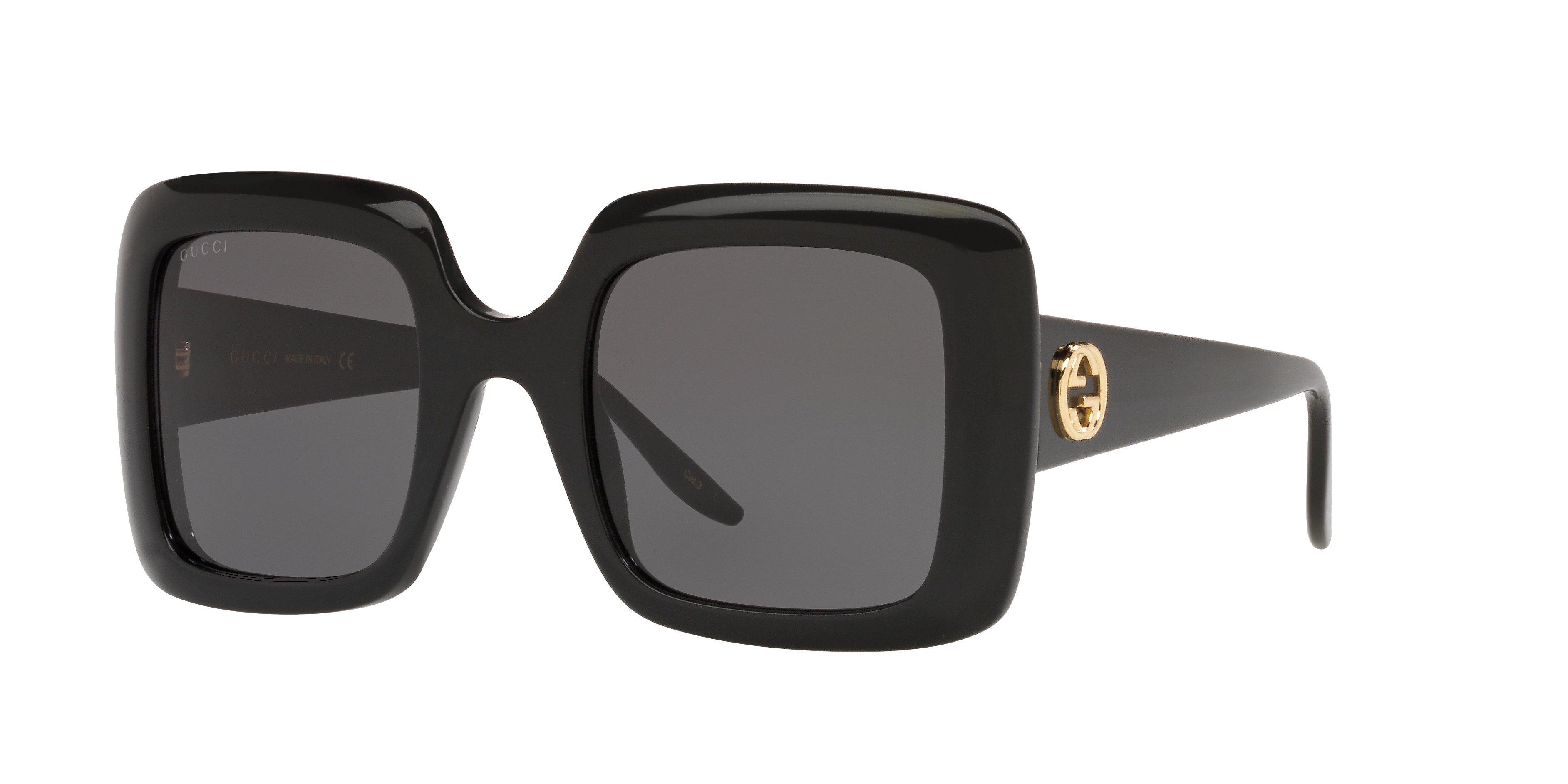 GG0896S Schwarz AcetatSunglass Frames von B24, Dreiviertelansicht