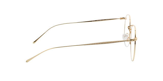 Macon Goud MetaalEyeglass Frames van B24, Zijaanzicht