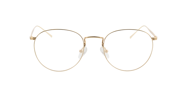 Macon Goud MetaalEyeglass Frames van B24, Vooraanzicht