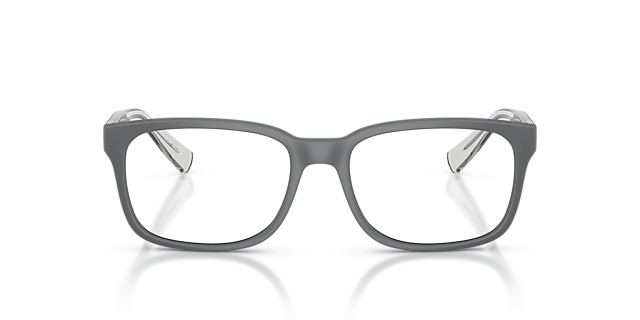 AX3029 Matgrijs KunststofEyeglass Frames van B24, Vooraanzicht