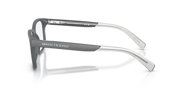 AX3029 Matgrijs KunststofEyeglass Frames van B24, Zijaanzicht