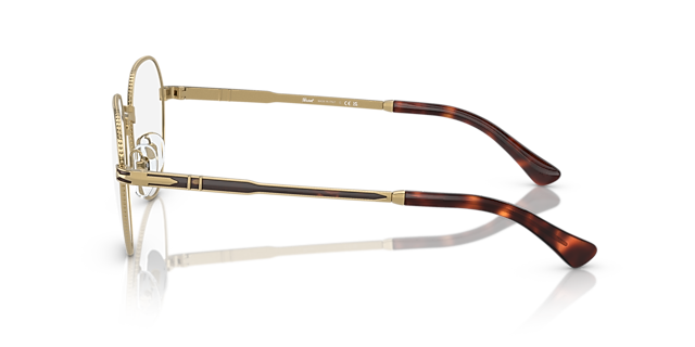 PO2486V Goud MetaalEyeglass Frames van B24, Zijaanzicht