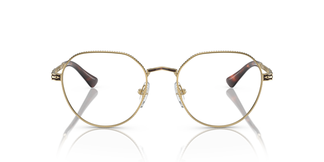 PO2486V Goud MetaalEyeglass Frames van B24, Vooraanzicht