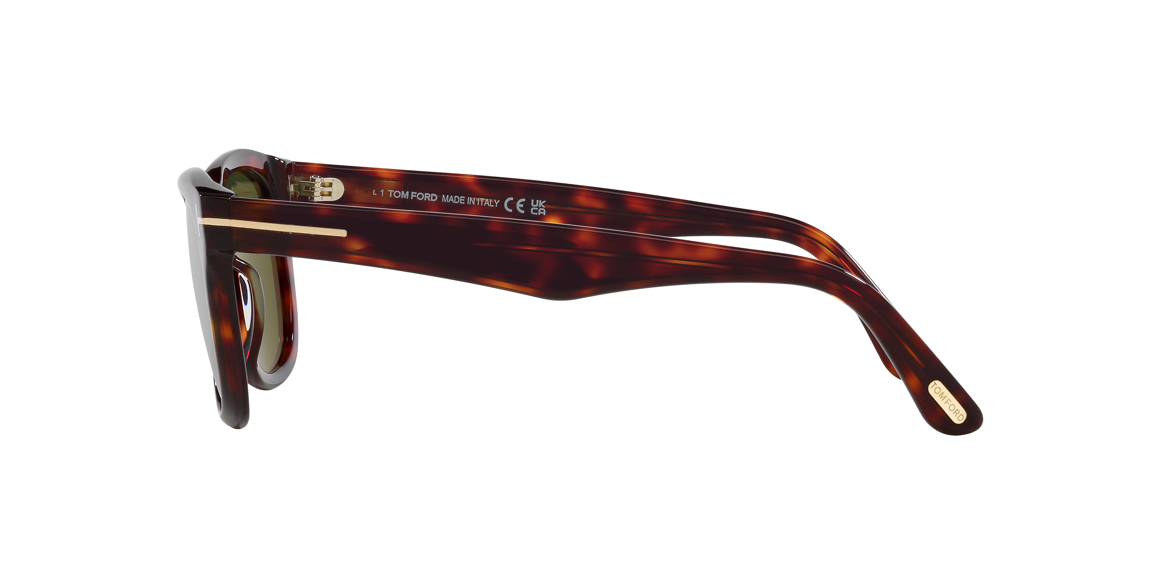 Kendel Tortoise Red AcetaatSunglass Frames van B24, Zijaanzicht