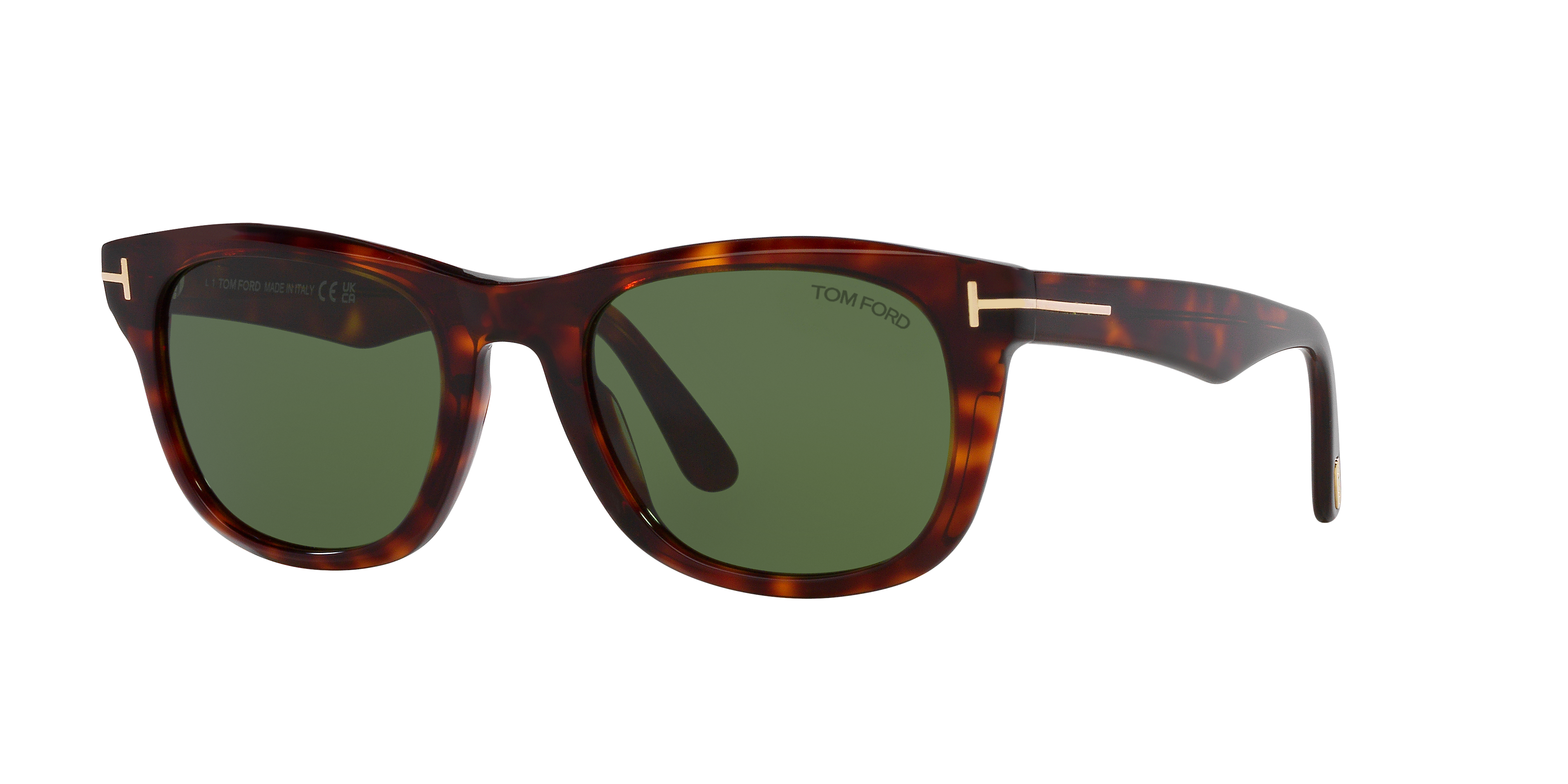 Kendel Tortoise Red AcetaatSunglass Frames van B24, Hoekweergave