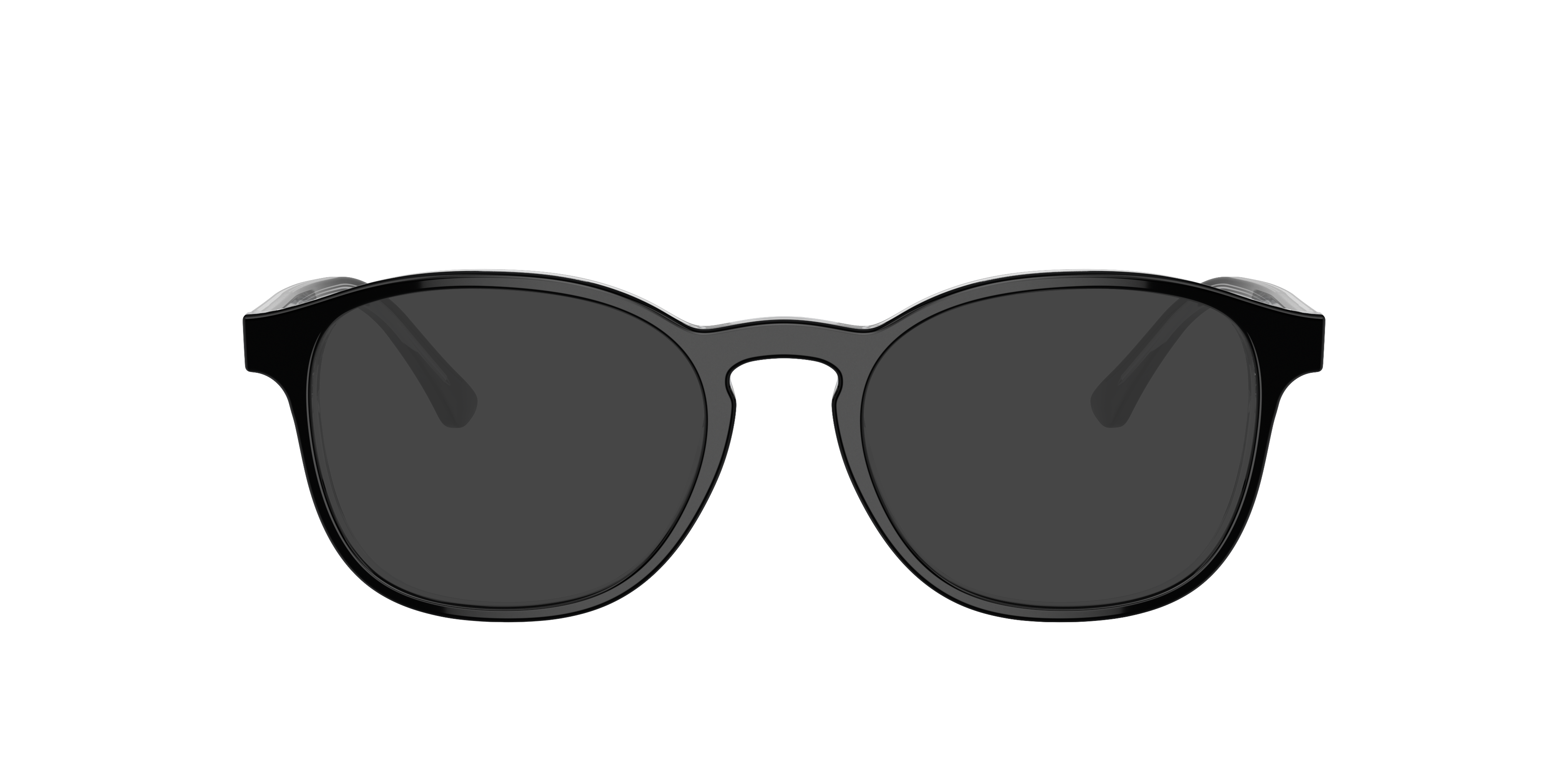 RB5417 Schwarz auf Transparent AcetatEyeglass Frames von B24, mit getönten Gläsern