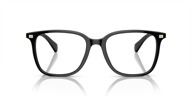 RA7147 Glanzend zwart AcetaatEyeglass Frames van B24, Vooraanzicht