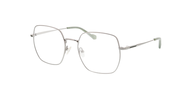 Bangkok Silber matt MetallEyeglass Frames von B24, Dreiviertelansicht