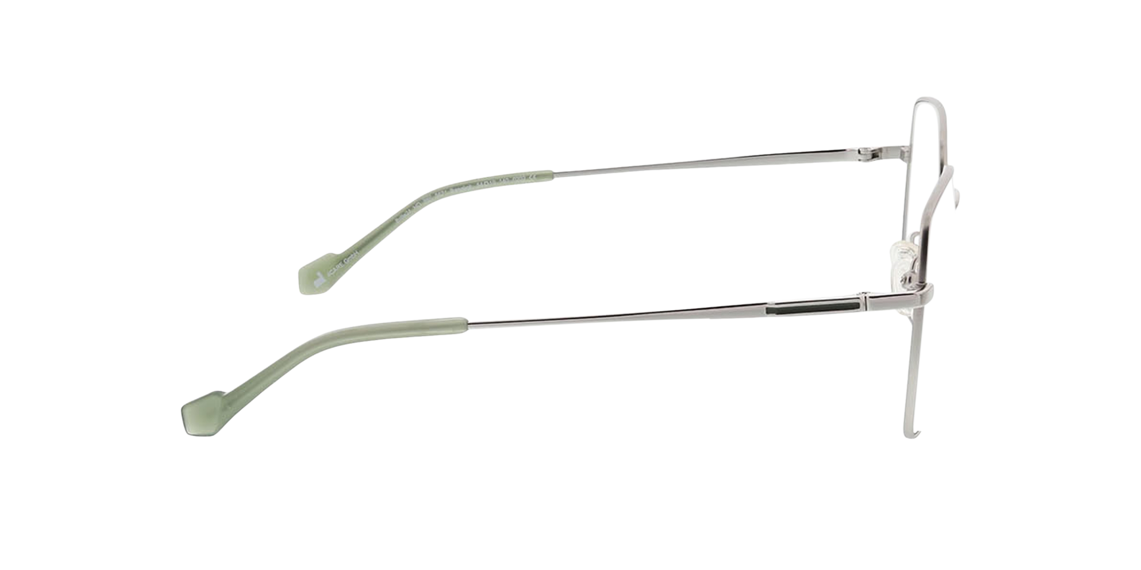 Bangkok Silber matt MetallEyeglass Frames von B24, Seitenansicht