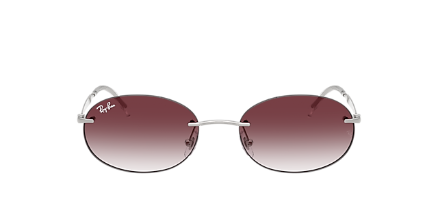 RB3767 Zilver MetaalSunglass Frames van B24, met getinte lenzen