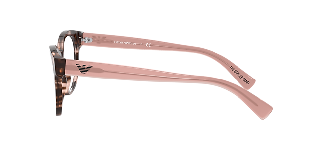 EA3162 Glänzendes Pink Havana AcetatEyeglass Frames von B24, Seitenansicht