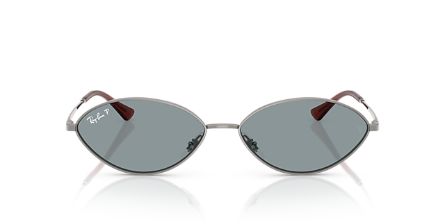 Kai Bio-Based Gunmetal MetallSunglass Frames von B24, Vorderansicht