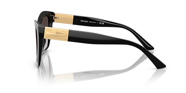 JC5031 Schwarz AcetatSunglass Frames von B24, Seitenansicht