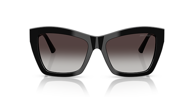 JC5031 Schwarz AcetatSunglass Frames von B24, Vorderansicht