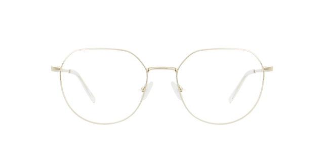 Nisrine Light Gold Metal MetaalEyeglass Frames van B24, Vooraanzicht