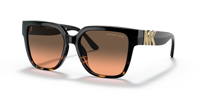 MK2170U Schwarz & Tortoise dunkel KunststoffSunglass Frames von B24, Dreiviertelansicht