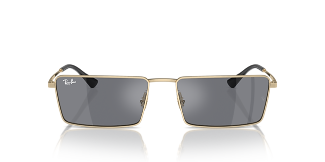 RB3741 Goud MetaalSunglass Frames van B24, Vooraanzicht