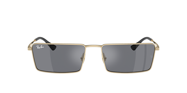 RB3741 Goud MetaalSunglass Frames van B24, met getinte lenzen