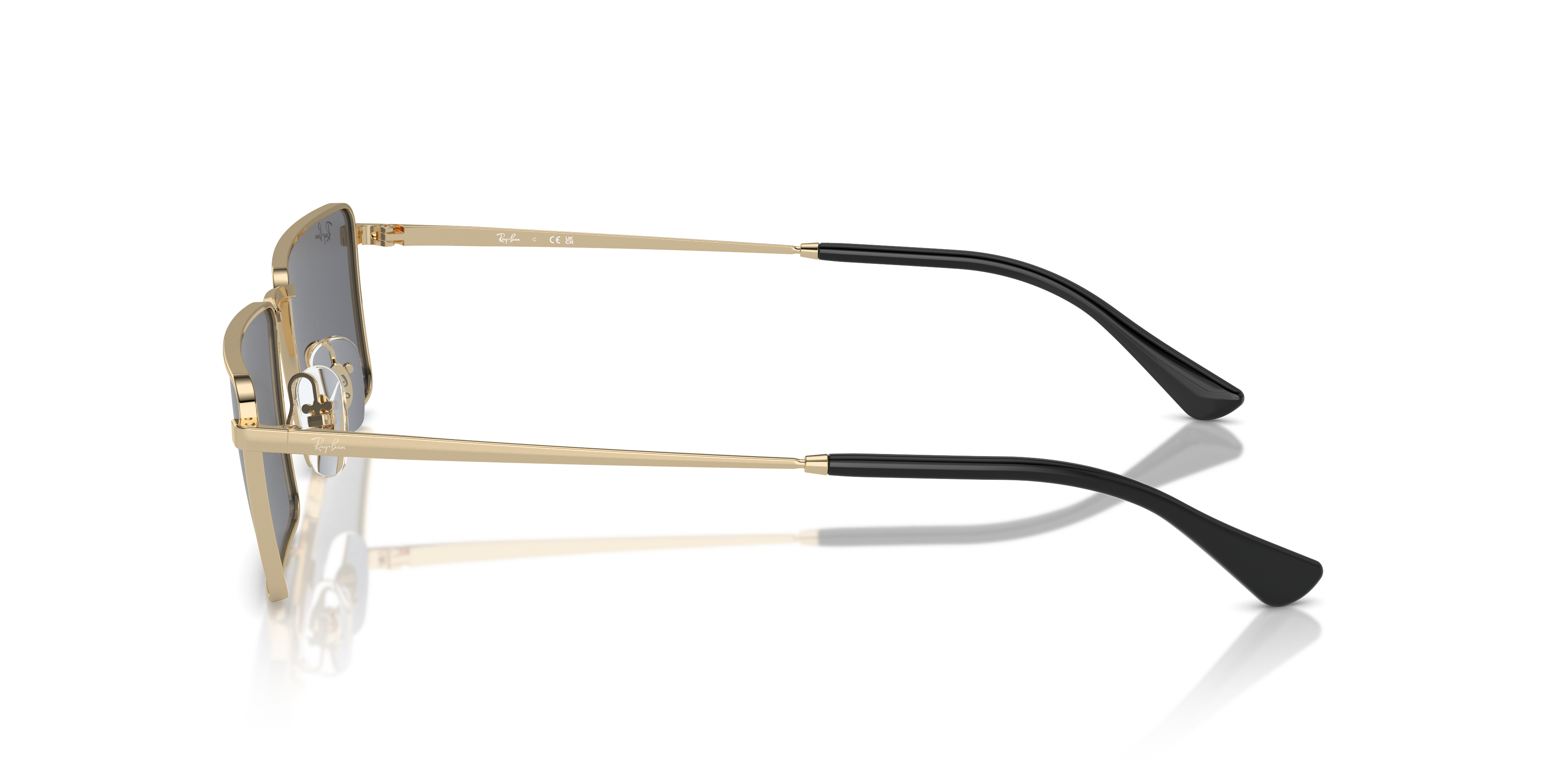 RB3741 Gold MetallSunglass Frames von B24, Seitenansicht