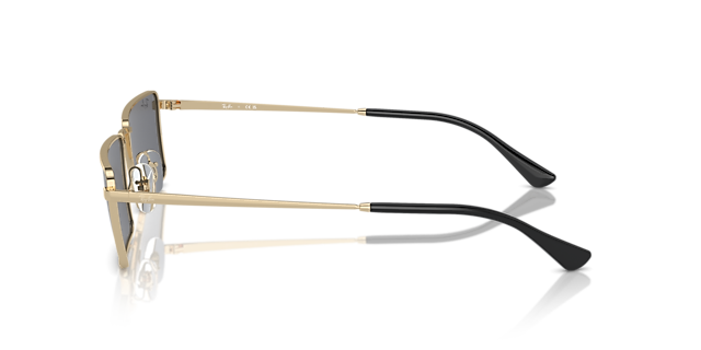 RB3741 Goud MetaalSunglass Frames van B24, Zijaanzicht