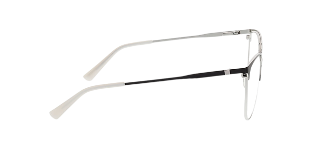Yorkville Schwarz & Silber MetallEyeglass Frames von B24, Seitenansicht