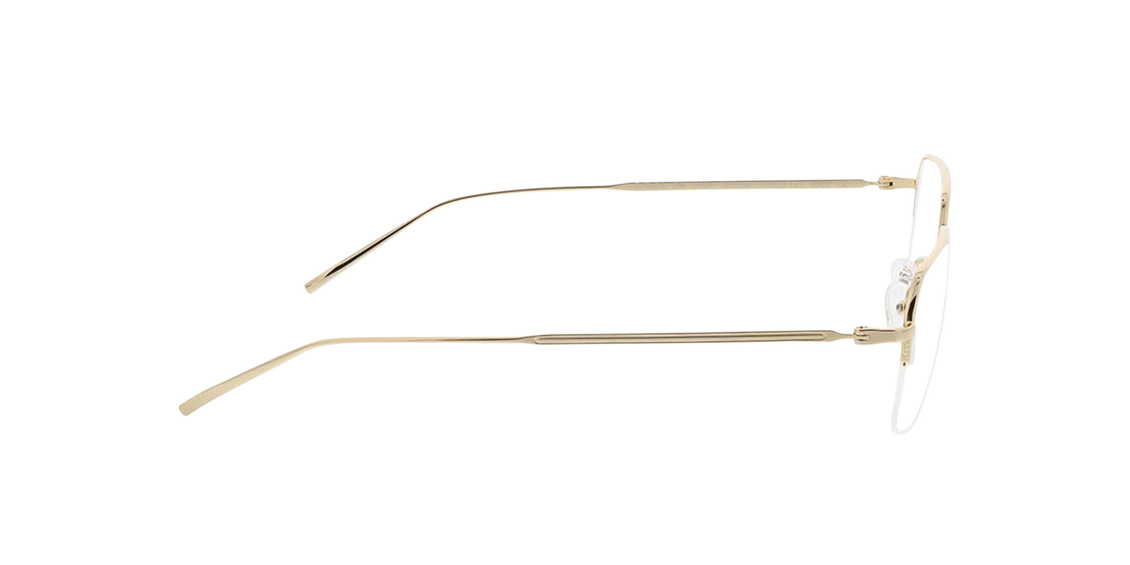 Tommy Goud MetaalEyeglass Frames van B24, Zijaanzicht