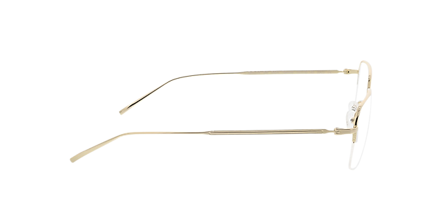 Tommy Goud MetaalEyeglass Frames van B24, Zijaanzicht