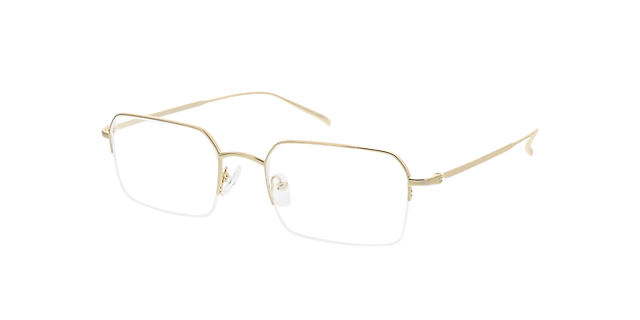 Tommy Goud MetaalEyeglass Frames van B24, Hoekweergave