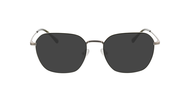 Tanger Matzilver  &  groen MetaalEyeglass Frames van B24, met getinte lenzen