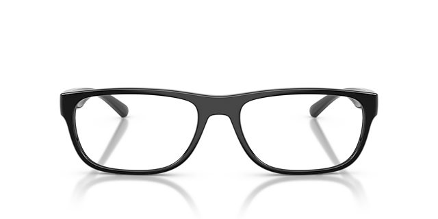 AN7289U Recycled Black KunststoffEyeglass Frames von B24, Vorderansicht