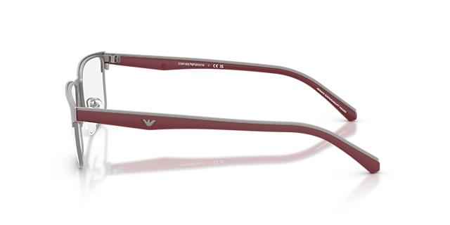 EA1175 Matt Gunmetal MetallEyeglass Frames von B24, Seitenansicht