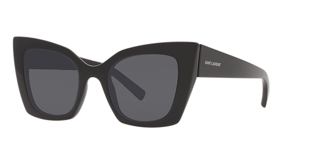 SL 552 Schwarz KunststoffSunglass Frames von B24, Dreiviertelansicht