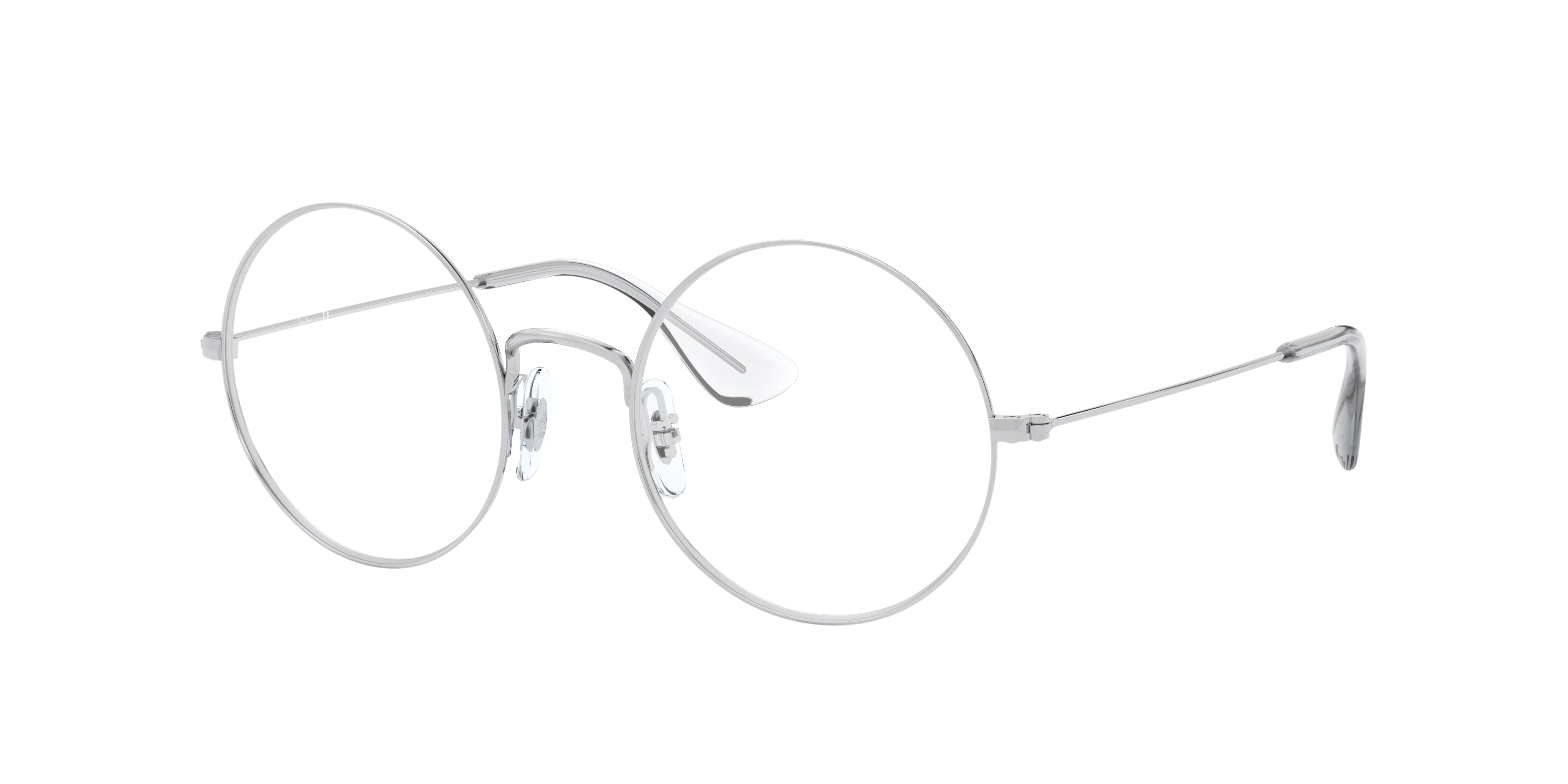 RB6392 Silber MetallEyeglass Frames von B24, Dreiviertelansicht