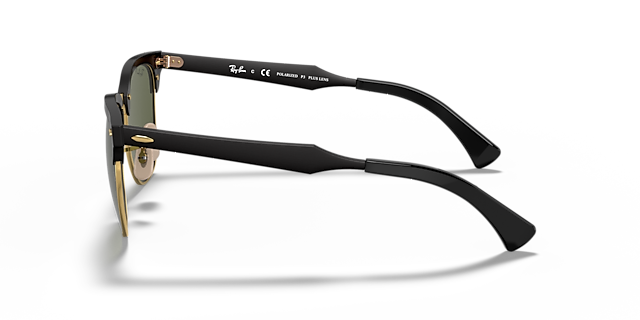 RB3507 Schwarz auf Gold MetallSunglass Frames von B24, Seitenansicht