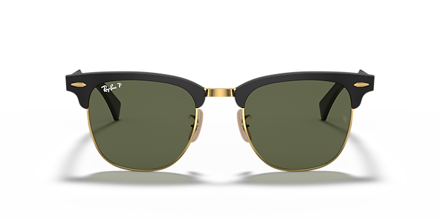 RB3507 Schwarz auf Gold MetallSunglass Frames von B24, Vorderansicht