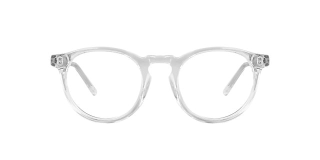 Sam White Crystal AcetaatEyeglass Frames van B24, Vooraanzicht