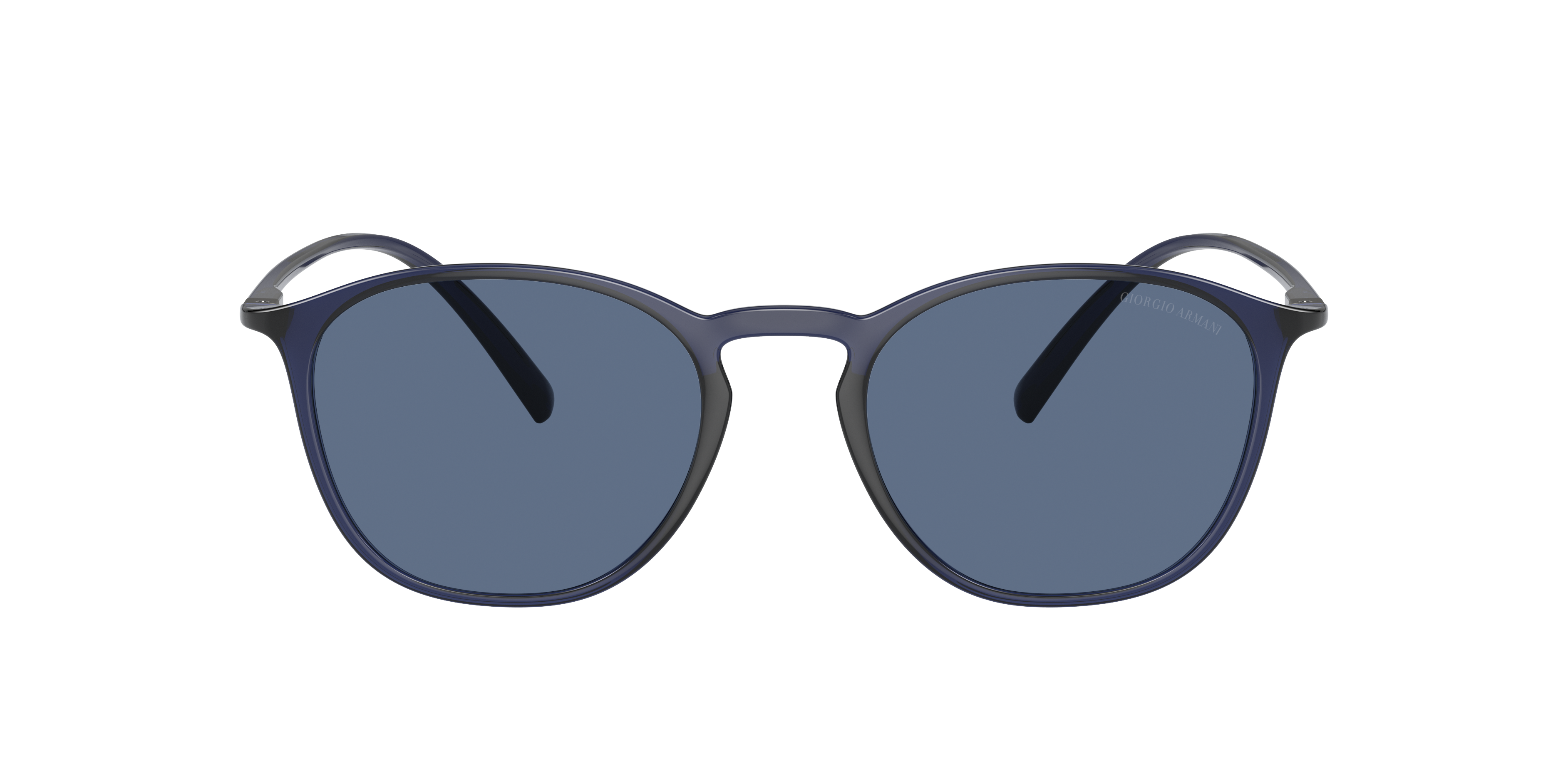 AR8186U Blau transparent KunststoffSunglass Frames von B24, mit getönten Gläsern