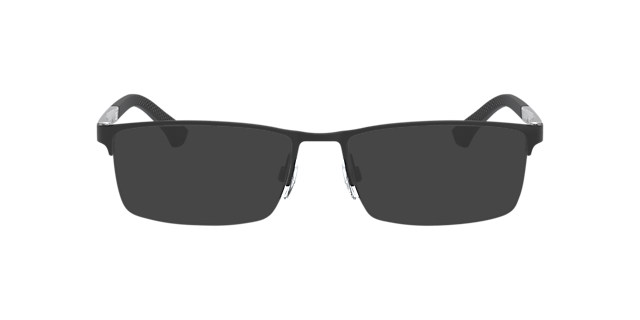 EA1041 Rubber zwart MetaalEyeglass Frames van B24, met getinte lenzen