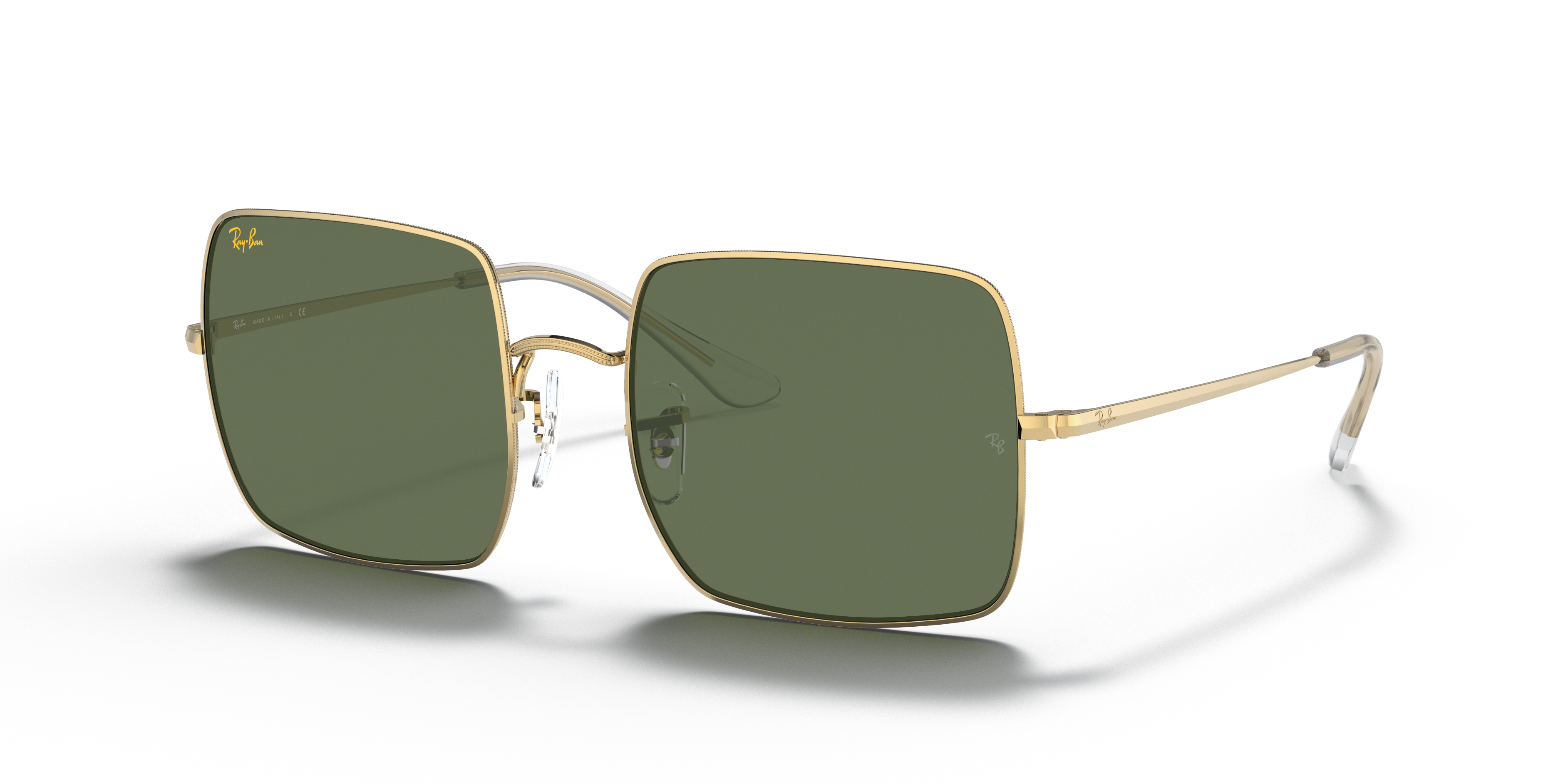 RB1971 Gold MetallSunglass Frames von B24, Dreiviertelansicht