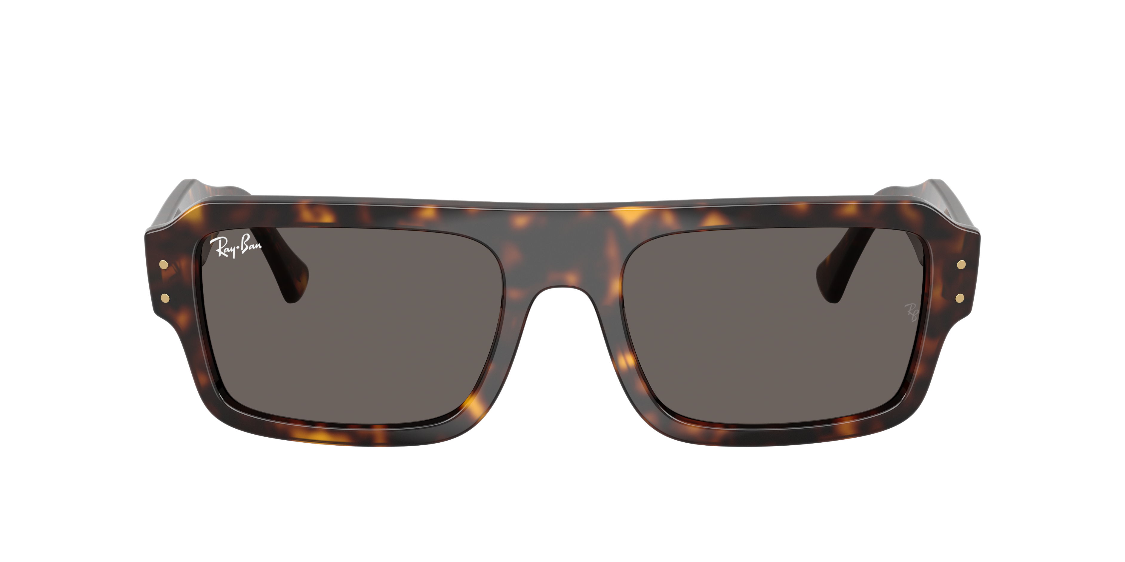 Ray-Ban 8056262416228 Havana/black/transparent Grey, Size: Large