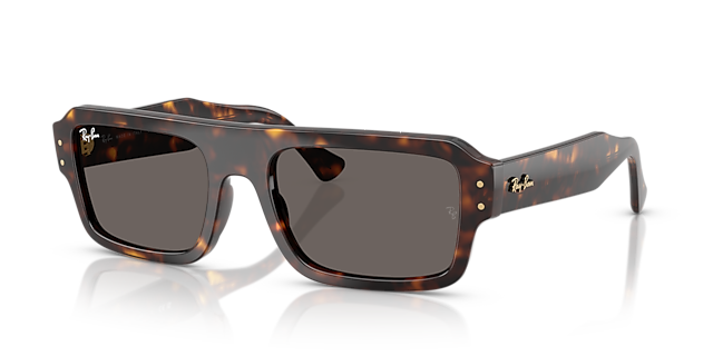 RB4454 Havana KunststofSunglass Frames van B24, Hoekweergave