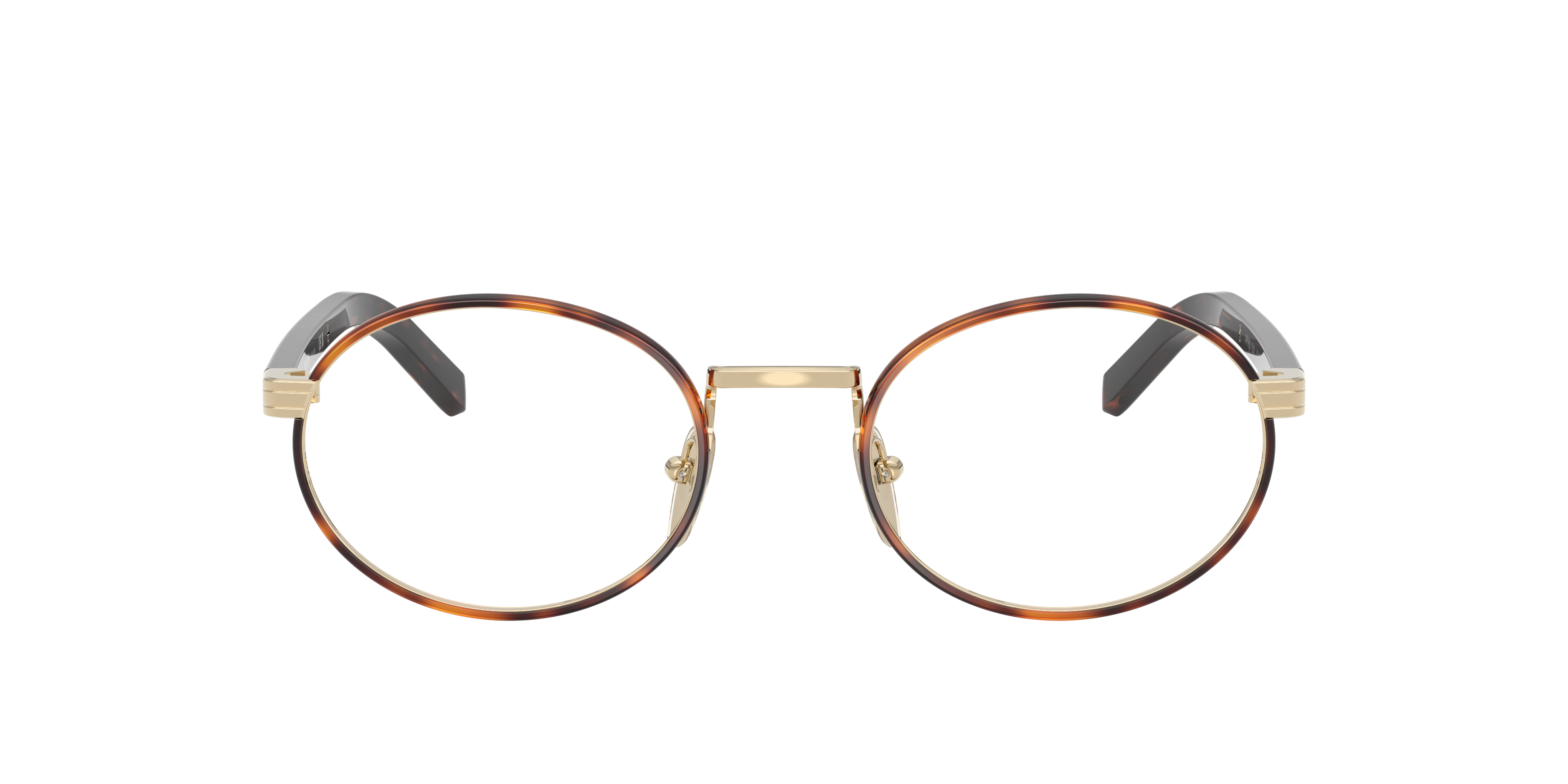 Prada 8056262505700 Pale Gold/root Tortoise/pale Gold, Size: Small