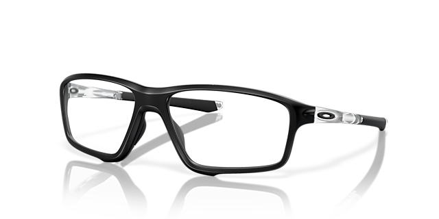 Crosslink® Zero Matt Schwarz KunststoffEyeglass Frames von B24, Dreiviertelansicht